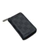 Load image into Gallery viewer, Louis Vuitton Damier Graphite Zippy Coin Purse Vertical (Pre-owned)
