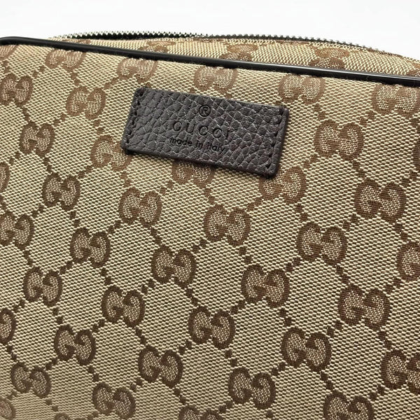 Gucci Monogram Belt Bag Dark Brown (Like new) TKHY7Y4