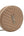 Saint Laurent Monogram Round Vinyl Camera Bag Brown Beige (Like New)