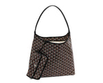 Load image into Gallery viewer, Goyard  Goyardine Boheme Hobo Black
