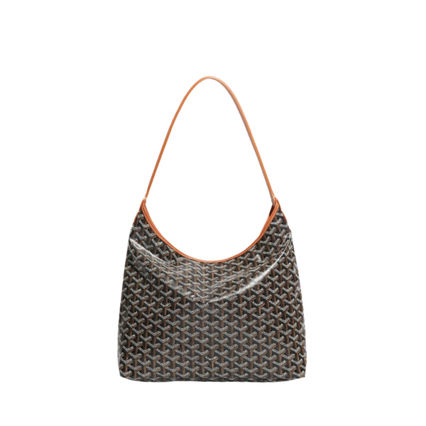 Goyard  Goyardine Boheme Hobo Black/Tan