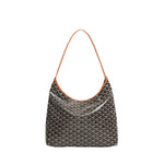 Load image into Gallery viewer, Goyard  Goyardine Boheme Hobo Black/Tan
