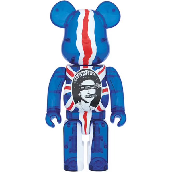 Bearbrick God Save The Queen Clear Ver. 400% ONLY