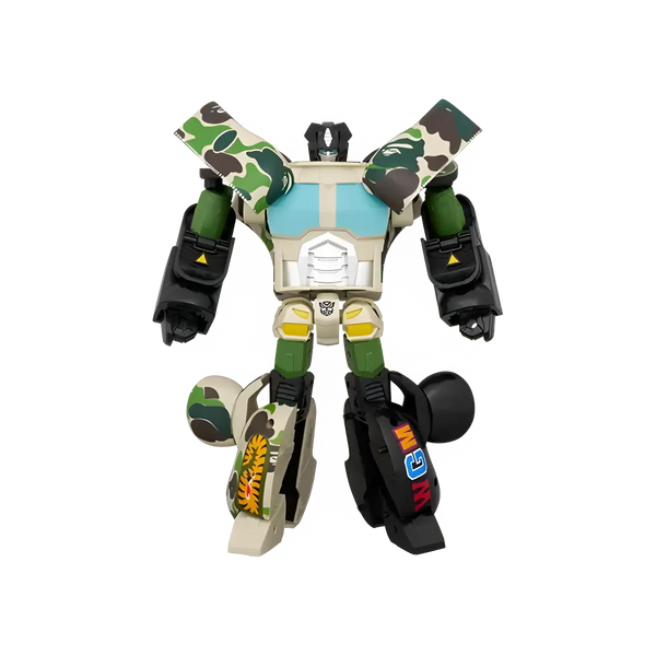 Bearbrick × Transformers Optimus Prime BAPE Camo Shark (400%)