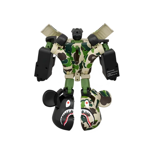 Bearbrick × Transformers Optimus Prime BAPE Camo Shark (400%)