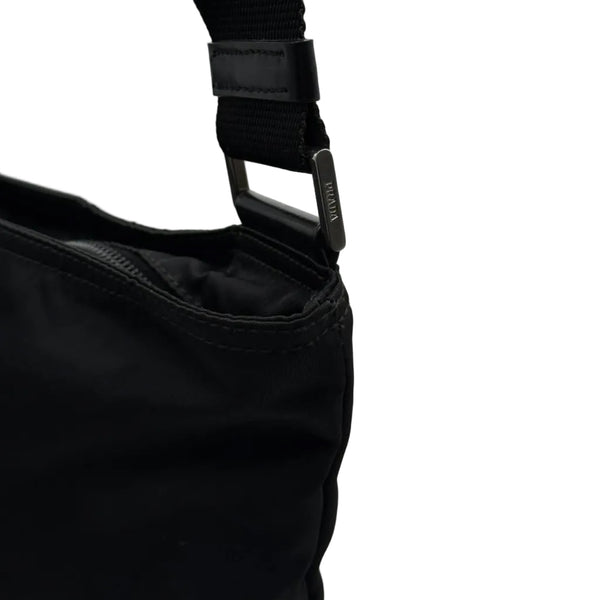 Prada Tessuto Nylon Sport Black Messenger Crossbody Bag (Like new)