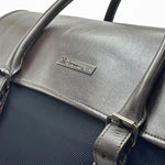 Load image into Gallery viewer, Burberry Black Label Business Bag Dark Brown/Navy Leather (Pre-owned)
