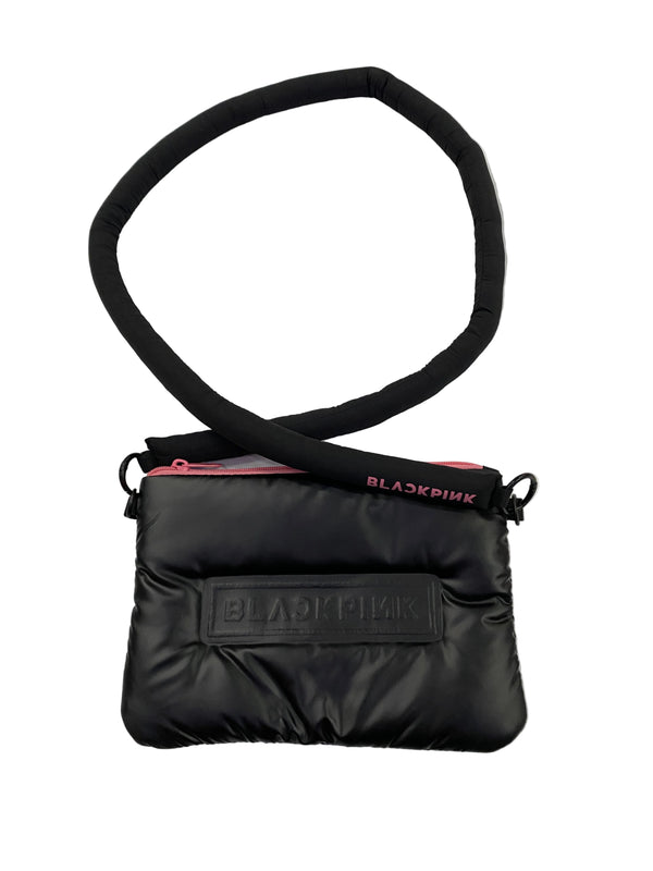 BLACKPINK Rectangle Pouch & Deadline Logo Black