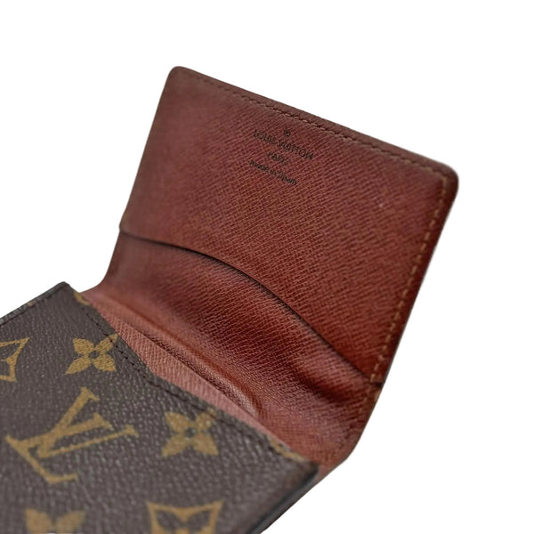 Louis Vuitton Monogram Canvas Envelope Business Card Holder (Pre-owned)