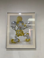 Load image into Gallery viewer, Hajime Sorayama x Disney Future Mickey Mouse Poster Metallic (Framed)
