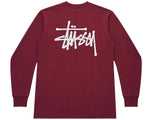 Load image into Gallery viewer, Stussy Stock Longsleeve Maroon
