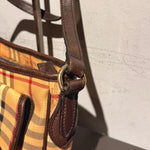 Load image into Gallery viewer, Burberry Haymarket Check Coated Canvas Crossbody Bag (Pre-owned)
