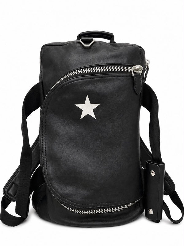 Givenchy Black Leather Convertible Duffle Backpack Bag (Pre-owned) CBQ9V6V