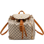 Load image into Gallery viewer, Louis Vuitton Damier Azur Canvas Sperone Backpack Bag (Pre-owned) JH92YX9
