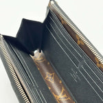 Load image into Gallery viewer, Louis Vuitton  Monogram Macassar Canvas Dragonne Zippy Wallet (Pre-owned) D4WRJVJ
