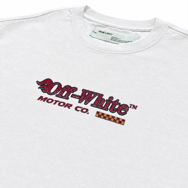 Off-White Motor Co.Short Sleeve T-shirt White