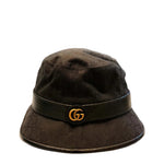 Load image into Gallery viewer, Gucci GG Canvas Bucket Hat with Double G Black (Like new)
