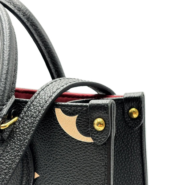Louis Vuitton Bicolor Black/Beige Monogram Empreinte Leather OnTheGo PM (Like new) VJY2XTK