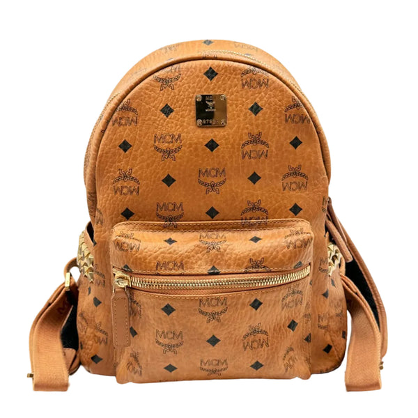 MCM Mini Stark Backpack Brown (Pre-owned)