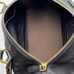 Load image into Gallery viewer, Prada Black Vitello Phenix Leather Bauletto Bag (Pre-owned) GRVJT82

