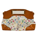 Load image into Gallery viewer, Louis Vuitton White Monogram “Murakami” Judy MM Bag (Pre-owned) G82MBTQ
