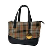 Load image into Gallery viewer, Burberry Haymarket Check Canvas Tote Bag (Like new)
