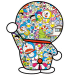 Load image into Gallery viewer, Takashi Murakami, Fujiko Fujio, Kaikai Kiki,Doraemon in the Field of Flowers (Framed) ed1000
