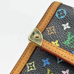 Load image into Gallery viewer, Louis Vuitton Black Monogram Multicolor Porte-Tresor International Wallet (Pre-owned) 2GCMW97
