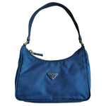 Load image into Gallery viewer, Prada Mini Tessuto Sport Shoulder Bag Blue (Like new) BK4XV7C
