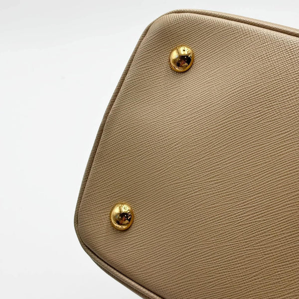 Prada Beige Galleria Saffiano Leather Bag (Pre-owned) 3RYD2WB