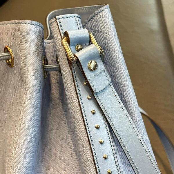 Gucci Bright Diamante Medium Bucket Bag Great White (Brandnew)