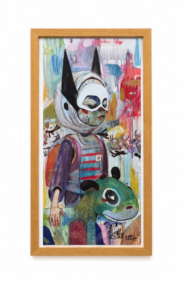Reen Barrera 'Time To Go' Framed (Signed)