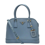 Load image into Gallery viewer, Prada Astrale Saffiano Lux Leather Small Promenade Bag (Like new) BQ7QMXM
