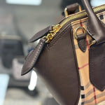 Load image into Gallery viewer, Burberry Haymarket Check Small Blaze Satchel (Pre-owned)
