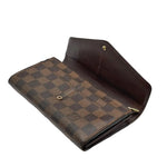 Load image into Gallery viewer, Louis Vuitton Sarah Wallet Damier Ebene Brown Monogram Canvas (Pre-owned)
