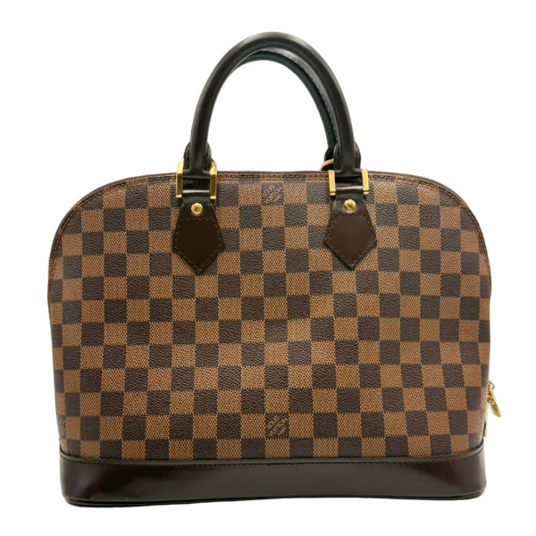 Louis Vuitton Alma PM Handbag Damier Ebene Pattern (Like new) B7BGW39