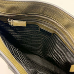 Load image into Gallery viewer, Prada Vitello Daino Flat Pocket Messenger Bag Olive (Pre-owned) 44H732Y
