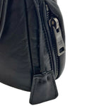 Load image into Gallery viewer, Prada Black Nappa Bomber Leather Flap Bag (Like new) YMJX29G
