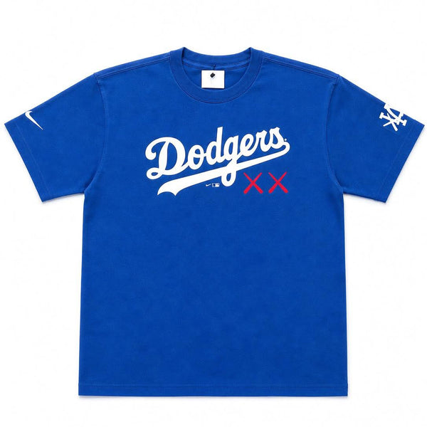 Kaws x Nike MLB Boxy Tee Los Angeles Dodgers (Betts 50)- Deep Royal