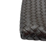 Load image into Gallery viewer, Bottega Veneta Leather Intrecciato Crossbody Bag Brown (Pre-owned) CT4GGDJ9
