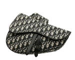 Load image into Gallery viewer, Dior Oblique Saddle Bag Black (Like new)
