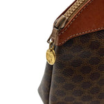 Load image into Gallery viewer, Céline Celine Brown Macadam Pouch Leather Plastic Pony-style calfskin (Pre-owned)
