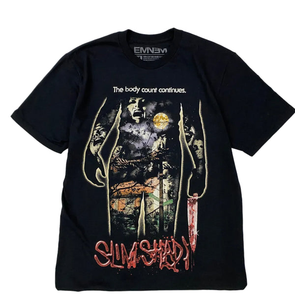 EMINEM The Body Count Continues Tee Black