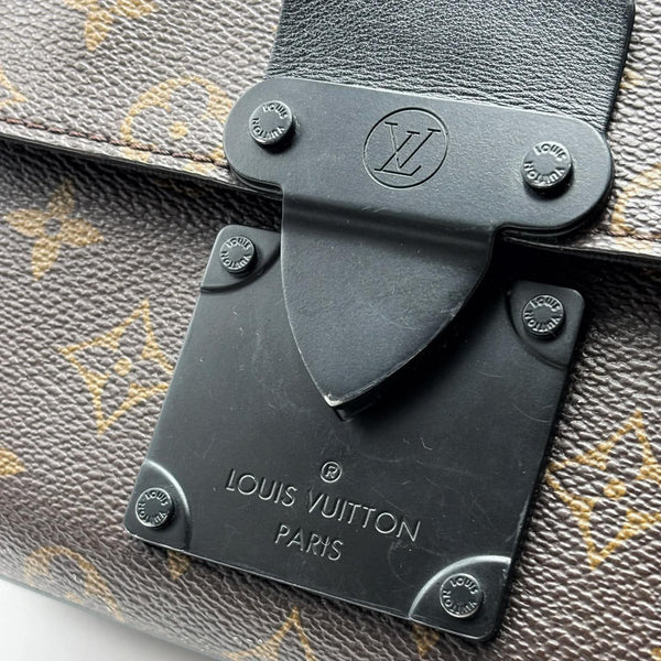Louis Vuitton S Lock Messenger Monogram Macassar Brown (Pre-owned) CXVKRR2