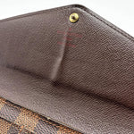 Load image into Gallery viewer, Louis Vuitton Sarah Wallet Damier Ebene Brown Monogram Canvas (Pre-owned)

