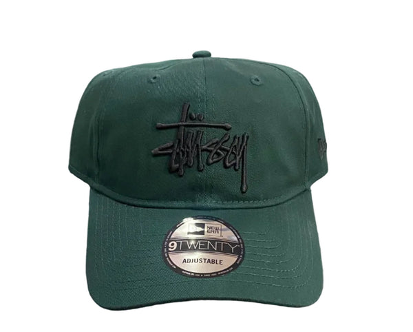 Stussy New Era 9Twenty Basic Strapback Forest Green