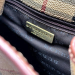 Load image into Gallery viewer, Burberry Brown Haymarket Check Leather Backpack (Pre-owned)
