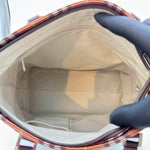 Load image into Gallery viewer, Burberry Blue Label Nova Check Mini Tote Bag with Brown Leather Trim (Like new)
