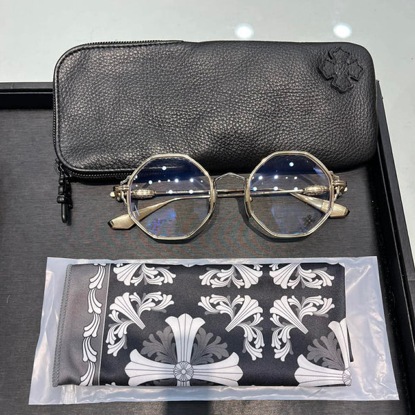 Chrome Hearts Tatters Crystal Graphite Glasses (Brandnew)