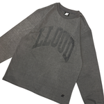 Load image into Gallery viewer, LLOUDGYM Logo Longsleeve Tee Charcoal
